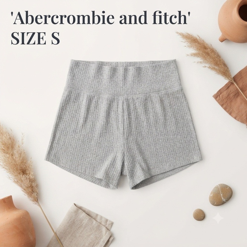 Abercrombie And Fitch Short Gray Knit Lounge Women's S